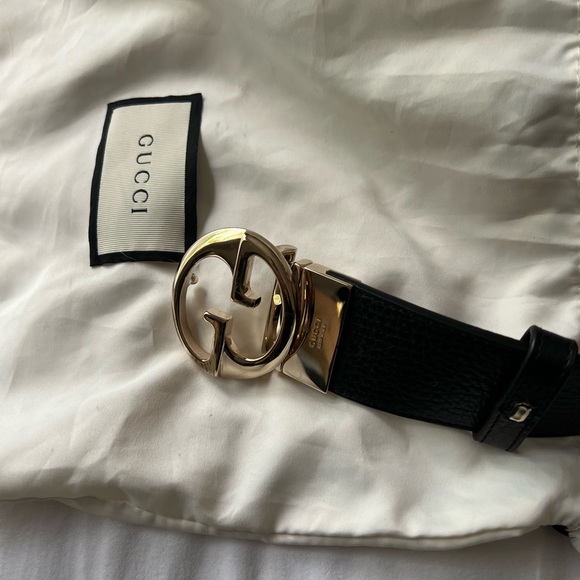 Classic Gucci Reversible Leather Belt - Picture 1 of 4